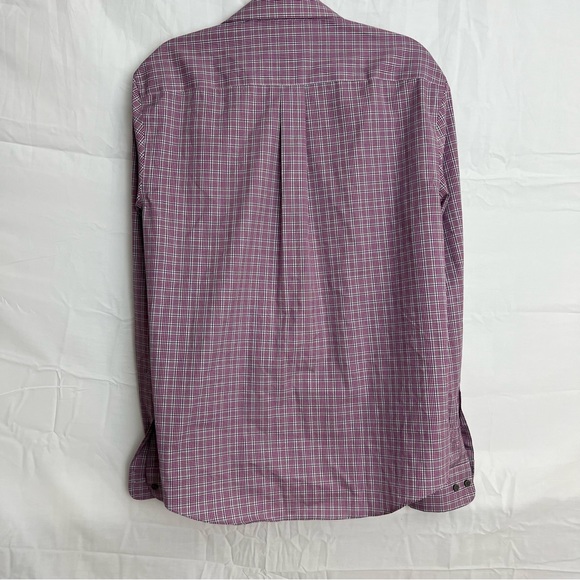 Jos A Bank Traveler Button Down Shirt Long Sleeve Slim Fit Large - Picture 3 of 3